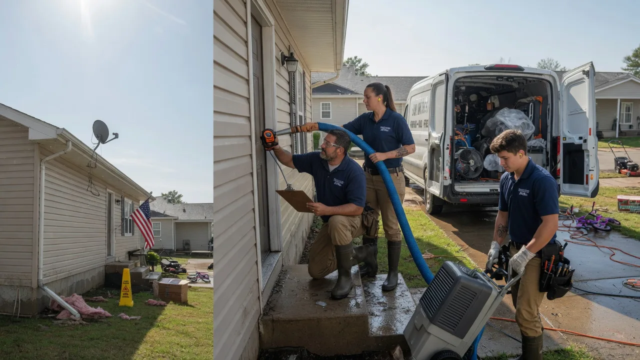 Ceiling Water Damage Restoration in Clinton, MO near me